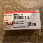 # 3408345 Genuine Oem Cummins Intake Air Temperature Sensor New. Fixed Price $33.00.