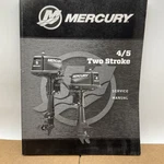 90-8M0131800 Mercury Service Manual 4/5 Two Stroke. Fixed Price $17.95.