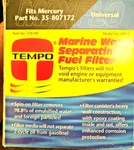 Tempo Boat Fuel Filter MF11 170100 Water Separating 35-60494-1. Fixed Price $19.99.