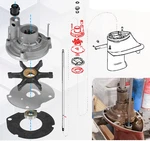 382296 Outboard Water Pump Impeller Rebuild Kit For Johnson Evinrude 9.5HP 10HP. Fixed Price $48.50.