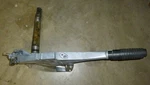 1985 Johnson 25HP Outboard Tiller Arm, Steering Bracket, Pivot Shaft Tube. Fixed Price $200.00.