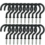 Xtieksh 24 Pack Ceiling Hooks For Hanging Plants - 2.2 2.9 Inches, Black. Fixed Price $13.14.