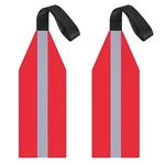 Red 2 Pieces Safety Travel Flag Kayak Canoe Warning With Webbing For.... Fixed Price $19.33.