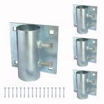 Galvanized Dock Side Leg Pipe Holder Heavy Duty Stationary Hardware Bracket. Fixed Price $102.95.