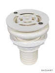 Marine Overflow Drain Thru-hull For 1-1/2" Hose Off-white TH-1502F-B. Fixed Price $13.95.