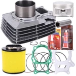 For Honda Recon 250 Top End Rebuild Kit Piston Cylinder Gaskets W/ Air Filter. Fixed Price $58.95.