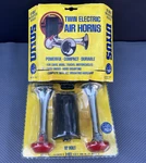 Vintage Unus Twin Electric Air Horns For Car / Boat 12 Made Italy -sealed. Fixed Price $45.00.