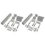 (2) Ultimate Aluminum And Stainless Boat Trailer Swivel Bunk Bracket Kit 14 Inch. Fixed Price $171.33.