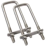 Lionmax Bolts Pack, 1/2" D 21/16" W 65/16"L Stainless Steel Square .... Fixed Price $29.11.