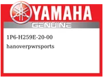 Yamaha Oem Part 1P6-H259E-20-00 Switch Assy. Fixed Price $168.99.