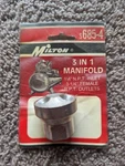 Milton S685-4 Air Manifold 1/4" Inlet 3 Outlets. Fixed Price $17.00.