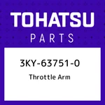 3KY-63751-0 Tohatsu Throttle Arm 3KY637510, New Genuine Oem Part. Fixed Price $29.46.