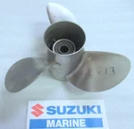 Suzuki Stainless Prop 551300 11-1/2 X Spline Oem Used Factory Boat Parts. Fixed Price $149.24.