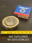 Skf Nu 2215 ECML/C3 Cylindrical Roller Bearing 75X130X31MM Brass Cage Nos Single. Fixed Price $350.00.