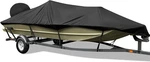 Bass Boat Cover 16-18.5 Ft, Length Beam Width: Up To 94, Black. Fixed Price $117.17.