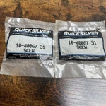 Mercury Quicksilver 10-40067 31 Screw (QTY-2) Oem Nos. Fixed Price $7.00.