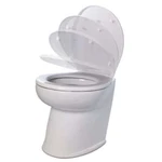 Jabsco Deluxe Flush 17" Angled Back 12V Freshwater Electric Marine Toilet W/sole. Fixed Price $1101.69.