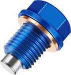 M12 X 1.25 Magnetic Oil Drain Plug With Crush Washer Gaskets Replacement For To. Fixed Price $15.28.