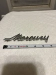 Vintage 1970 Mercury Script Emblem. Fixed Price $20.00.