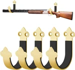 Zonon 4 Pack Brass Gun Hangers Curved Hooks Wall Mount Muzzleloader. Fixed Price $29.49.