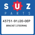 43751-91J20-0EP Suzuki Bracket,steering 4375191J200EP, New Genuine Oem Part. Fixed Price $131.32.