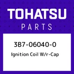 3B7-06040-0 Tohatsu Ignition Coil W/r-cap 3B7060400, New Genuine Oem Part. Fixed Price $79.18.