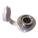 Sea Dog 426143-1 Chrome Brass 12 Volt Polarized Cable Outlet W/ Cap For 426142. Fixed Price $27.95.