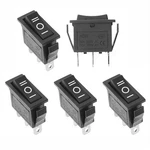 Qteatak 5PCS Spdt 3 Pins Position On/off/on Toggle Rocker Switch Black. Fixed Price $11.94.