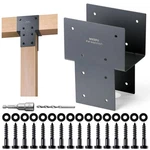 Wocepu Stainless Steel Post Caps 6X6 2 Pack Heavy Duty Brackets. Fixed Price $179.99.
