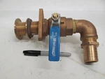 New Groco/hydraseach 1.25 " Thru Hull Seacock And Fittings Unused. Fixed Price $100.00.