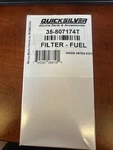Mercury Marine- Quicksilver In-line Fuel Filter 807174T. Fixed Price $55.99.