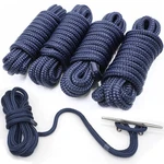Marine Grade Double Braided Nylon Dock Lines 4 Pack 15 Feet X 0.5 Inch Navy Blue. Fixed Price $51.99.