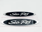 2PC Script Oval Emblem Badge For Boat Logo 13INCH. Fixed Price $49.97.