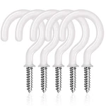 50 Pack Ceiling Hooks, 1-1/4 Inch Vinyl Coated Screw-in Hanging Plants .... Fixed Price $18.38.