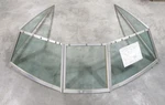 1973 Crestliner Crusader 17 Ft Boat Windshield Window Walk Through 74 1/2" Wide. Fixed Price $600.00.