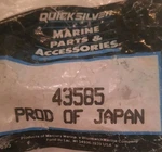 One New Genuine 43585 Mercury Quicksilver Shift Shaft Coupling Oem Part. Fixed Price $31.99.