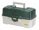 Plano 3-TRAY Tackle Box With Dual Top Access, Dark Green Metallic/off White,. Fixed Price $28.52.