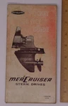 1972 Mercruiser Stern Drives Pocket Service Guide: C-90-61780 (3/72). Fixed Price $8.00.