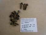 10-817427 30, 10-821273 35 Mercury 1995 60HP Elhpto Outboard Screws T96. Fixed Price $20.00.