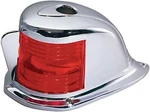 Perko 1218DP0CHR Chrome-plated Horizontal-mount Bi-color 6-3/4" X 3-7/8", Red. Fixed Price $45.22.