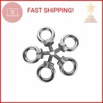 Eowpower 5 Pieces M6 Male Thread Machinery Shoulder Lifting Ring Eye Bolts. Fixed Price $9.28.