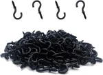 120 Pcs 1/2 Screw-in Hooks Nickel Plated Metal Cup Inch, Black. Fixed Price $11.37.