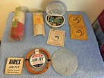 Vintage Fishing Tackle Lot Dawson Float Aluminum Box & Leaders Fly Line. Fixed Price $45.00.