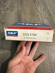 Skf 2215 ETN9/C3 Self-aligning Ball Bearing With Tapered Bore 130MM Od 75MM Id. Fixed Price $81.25.