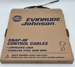 Johnson Evinrude 377377 Long Life Control Cable 17FT Stern Drive Bombardier New. Fixed Price $29.00.