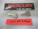 A30K Mercury Quicksilver 30431109 Key #109 Set Of 2 Oem New Factory Boat Parts. Fixed Price $10.92.
