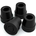 Vive Quad Cane Tips (set Of 4) - Heavy Duty 1/2 Inch Replacement Rubber Foot .... Fixed Price $16.93.