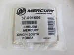 New Genuine Mercury Oem Emblem 37-891656. Fixed Price $12.89.