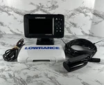 Lowrance Hook 5SS Reveal X Fishfinder System W/ Splitshot Transducer & Gps Euc. Fixed Price $175.00.