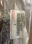 Genuine Toyota Screw Tapping 04002-18342. Fixed Price $8.00.